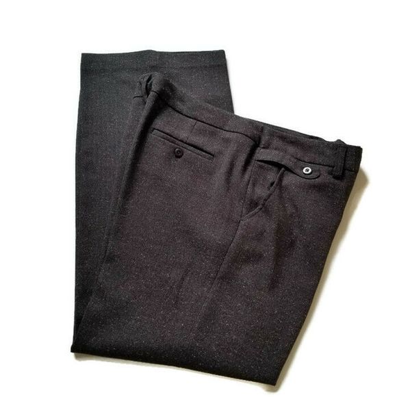 Sandro Sportswear Pants Womens 12 Gray High Rise Trousers Pockets Career - Picture 1 of 7